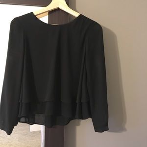 Zara black blouse